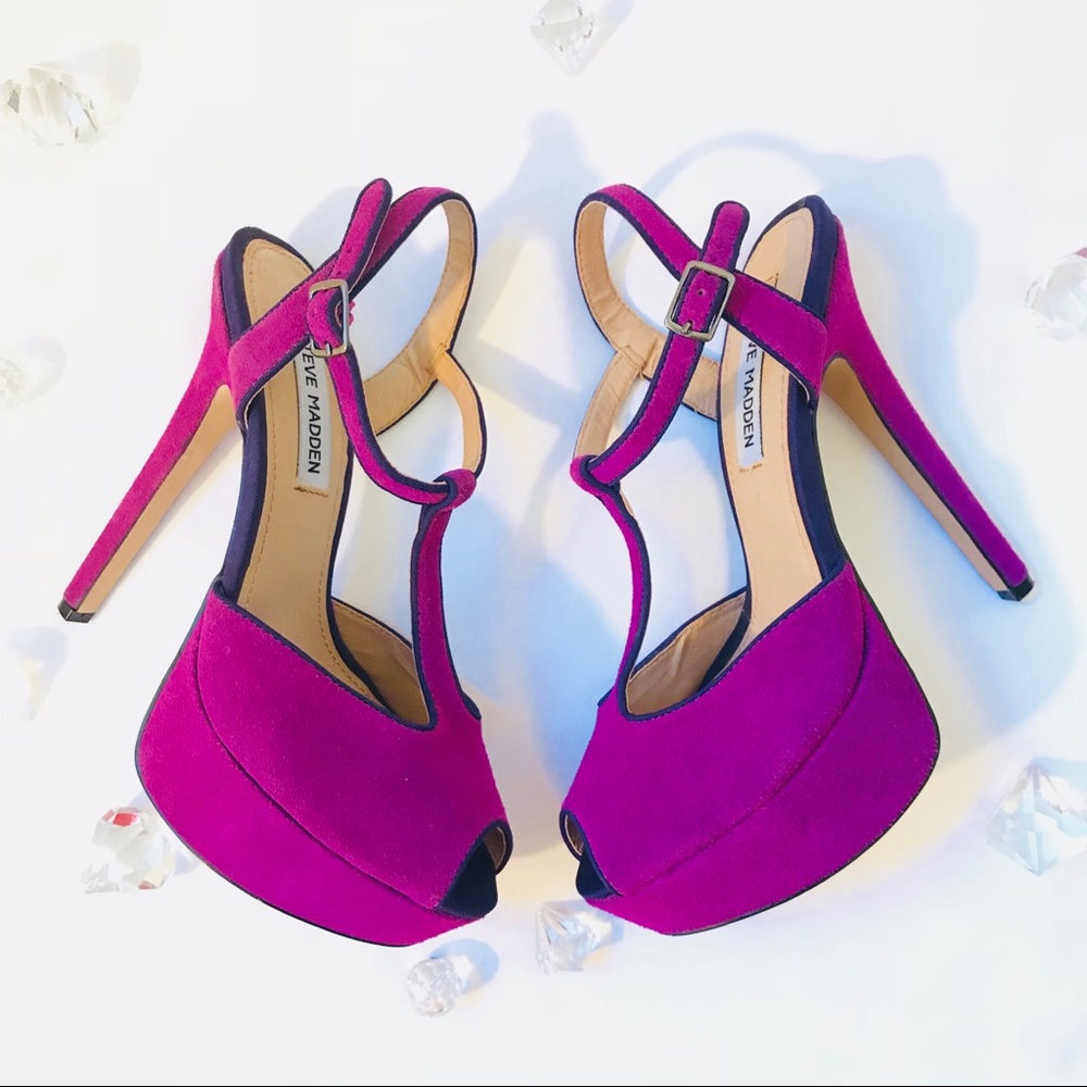STEVE MADDEN | Y2K Vintage - Steve Madden Majjor Suede Platform Heels - SIZE: 6